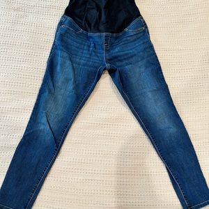 Isabel maternity jeans sz 8 jeggings dark rinse